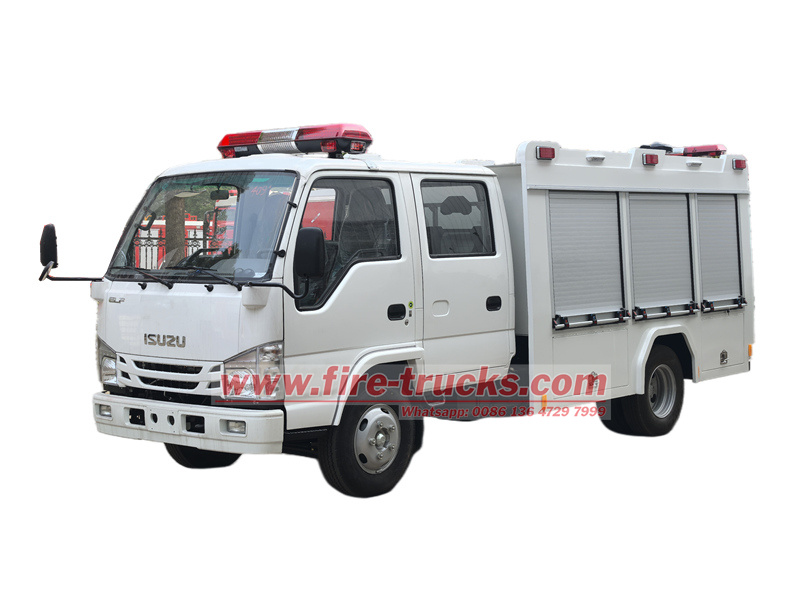 ISUZU NKR mini fire rescue truck