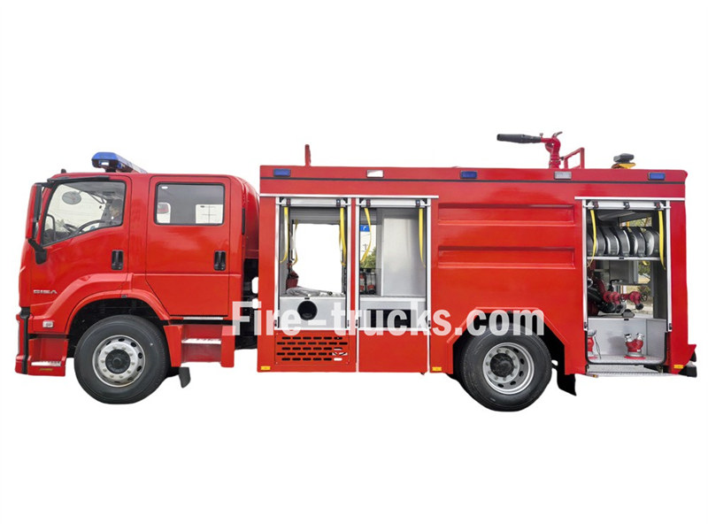 Isuzu heavy duty pumper fire fighting truck