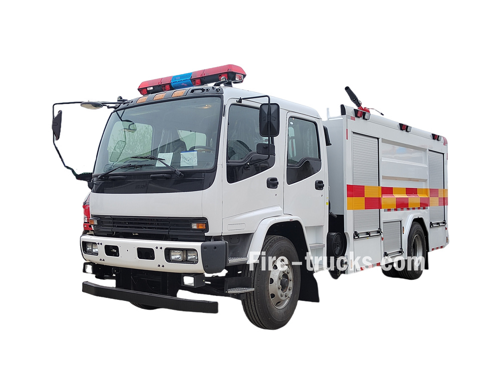 Saudi Arabia Isuzu FVR 6cbm foam fire truck