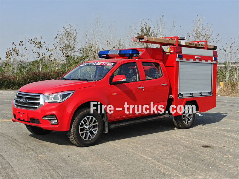Isuzu 143HP pickup fire truck for sale