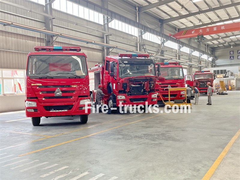 HOWO fire fighting truck with factory inspection HOWO fire fighting truck with factory inspection
