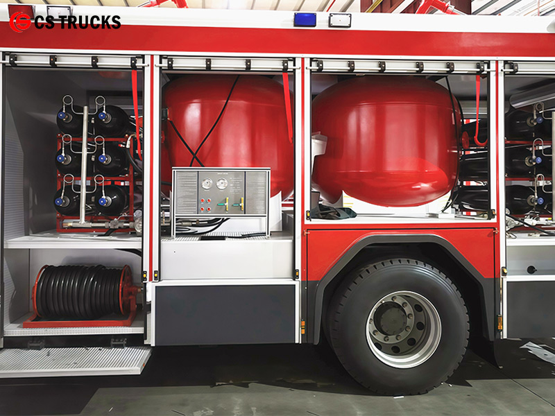 howo Dry chemical fire truck