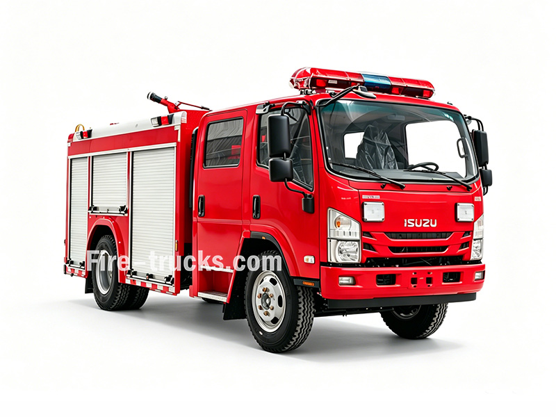 ISUZU NPR 4x2 Dual Agent Foam Water Fire Truck