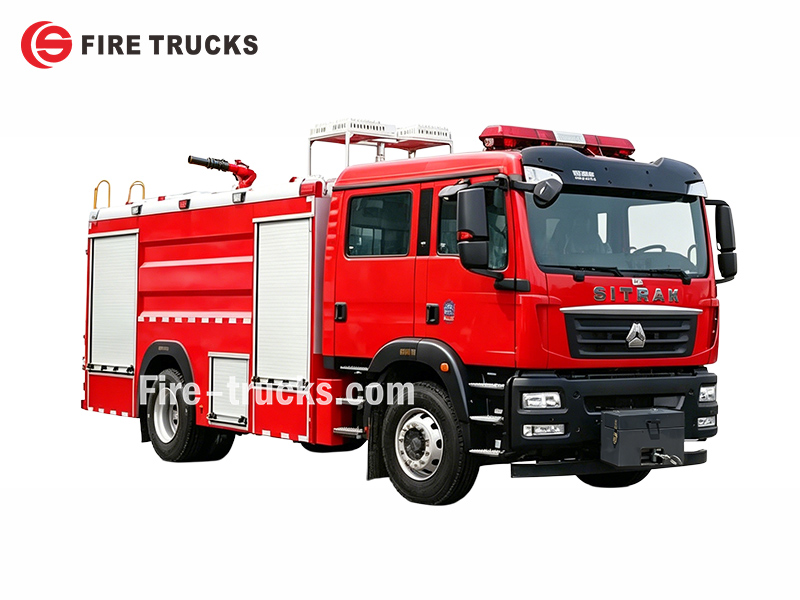 SITRAK HOWO 6000L Water Tank Wildland Water Tender Price Philippines