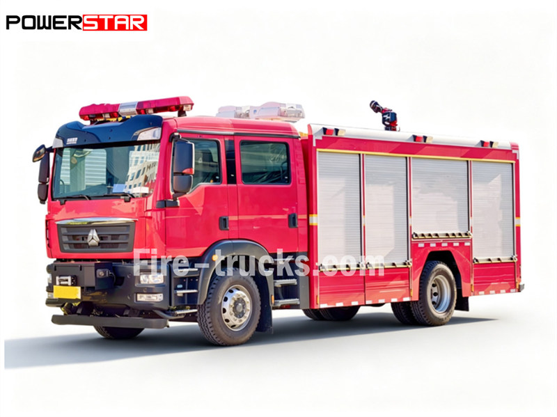 SINOTRUK HOWO TX 350 HP 4x2 Foam Fire Engine for Oil Refinery Storage Tank Fire Dubai