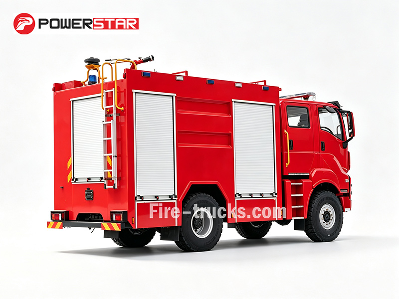 ISUZU GIGA 4x4 Fire Apparatus for Albania Petrochemical Plant Fire Emergency