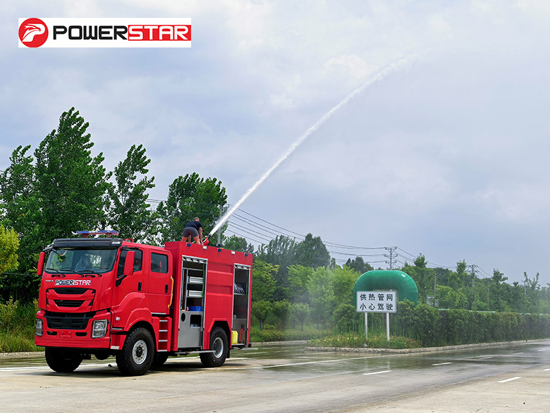 ISUZU 4X4 Large Water Tender for Albania National Forest Fire Protection