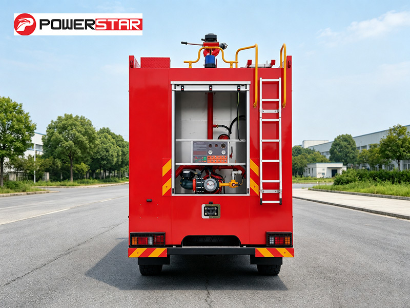 Foam fire fighting vehicle firefighting equipment