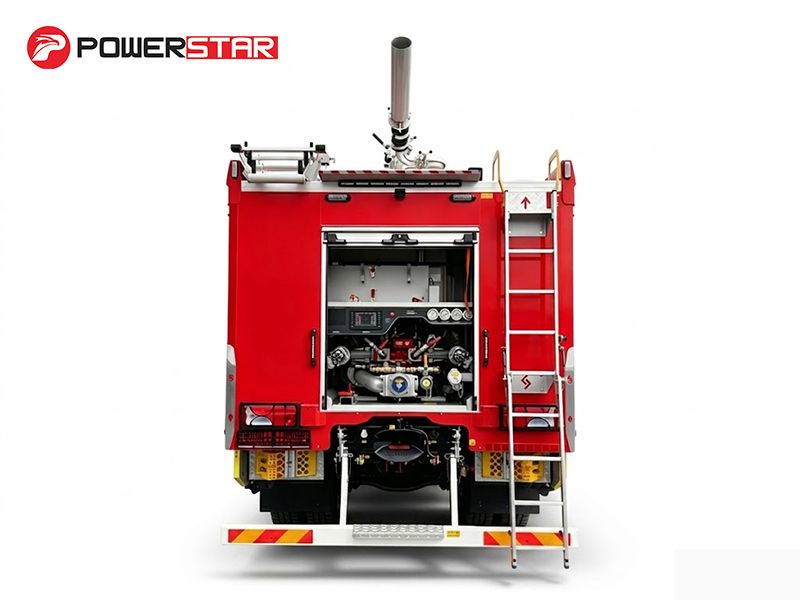 MAN Rescue Fire Pumper Truck 4x4 4400L Water Foam Automatic Transmission for Dubai Car Fire Rescue and Road Accident Emergency