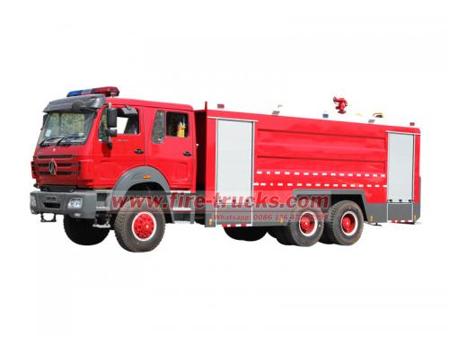 Beiben 6×4 foam fire truck