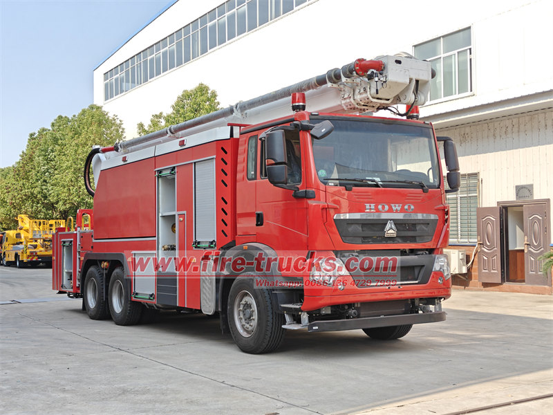 HOWO Wasserturm-Feuerlöschfahrzeug: Aufbau und Anwendungen
