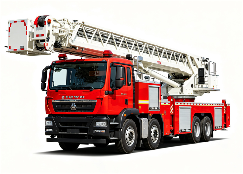 Feuerwehrauto aus der Luft