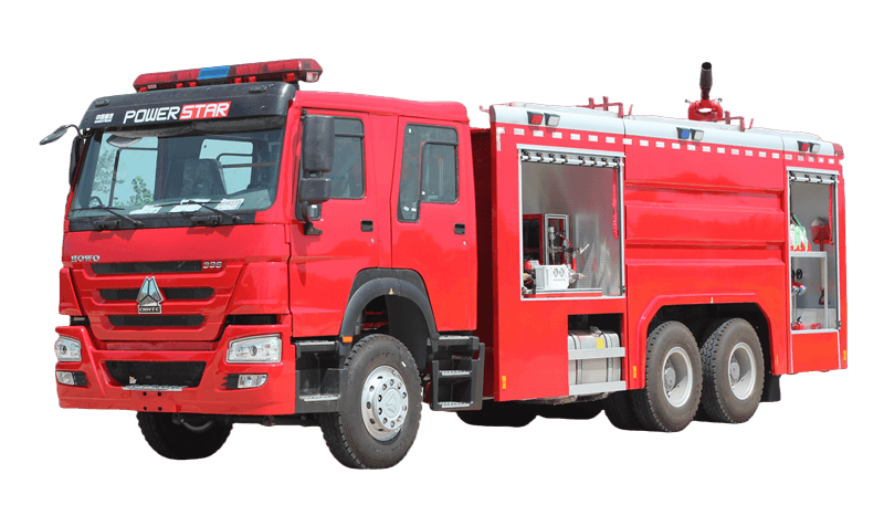 Feuerwehrauto aus Schaumstoff